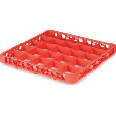 RE25C24 OptiClean™ 25-Compartment Divided Glass Rack Extender 1.78" - Orange