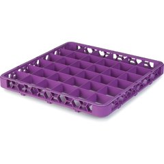 RE36C89 OptiClean™ 36-Compartment Divided Glass Rack Extender 1.78" - Lavender