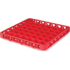 RE49C05 OptiClean™ 49-Compartment Divided Glass Rack Extender 1.78" - Red