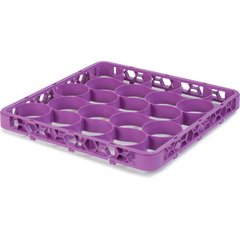 REW20SC89 OptiClean™ NeWave™ Color-Coded Short Glass Rack Extender 20 Compartment - Lavender