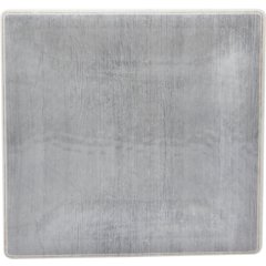 6402218 Grove Melamine Square Plate 10.5" - Smoke