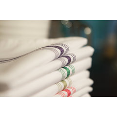 53771822NH001 Bistro Striped Napkin 18" x 22" - Red