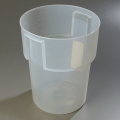 220530 Polypropylene Bain Marie Food Storage Container 22 qt - Translucent