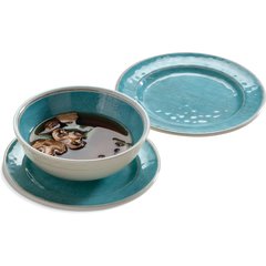 6400515 Grove Melamine Small Bowl 17 oz - Aqua