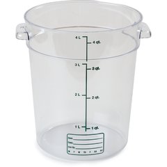 1076407 StorPlus™ Round Food Storage Container 4 qt - Clear