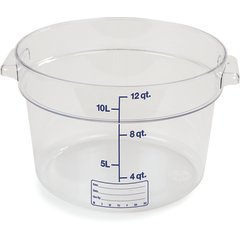 1076707 StorPlus™ Round Food Storage Container 12 qt - Clear