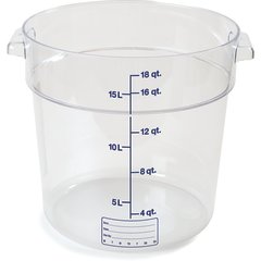 1076807 StorPlus™ Round Food Storage Container 18 qt - Clear