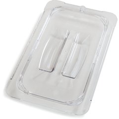 10290U07 StorPlus™ Polycarbonate Handled Universal Lid 1/4 Size - Clear