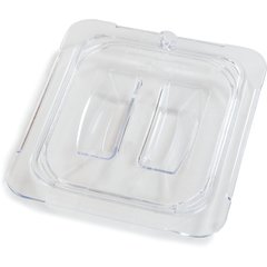 10310U07 StorPlus™ Polycarbonate Handled Universal Lid 1/6 Size - Clear