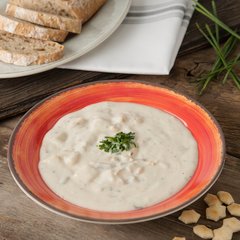 5400352 Mingle™ Melamine Rimmed Soup Bowl 28.5 oz - Fireball