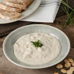 6400318 Grove Melamine Soup Bowl 28.5 oz - Smoke