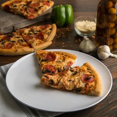 4380002 Epicure® Melamine Buffet Pizza Plate 12" - White