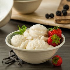 6401318 Grove Melamine Ice Cream Bowl 27 oz - Smoke