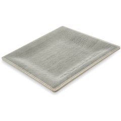 6402318 Grove Melamine Square Salad Plate 8.5" - Smoke