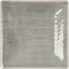 6402318 Grove Melamine Square Salad Plate 8.5" - Smoke