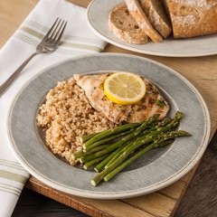 6400118 Grove Melamine Dinner Plate 11" - Smoke