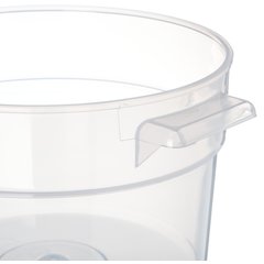 020530 Polypropylene Bain Marie Food Storage Container 2 qt - Translucent