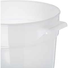 020002 Polyethylene Bain Marie Food Storage Container 2 qt - White