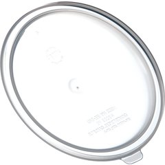 020230 Polypropylene Bain Marie Food Storage Container Lid 2 - 3 1/2 qt - Translucent