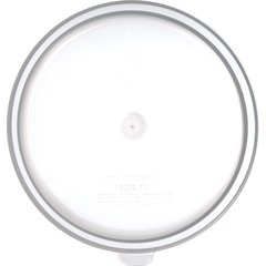 020230 Polypropylene Bain Marie Food Storage Container Lid 2 - 3 1/2 qt - Translucent