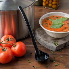 029503 Carly® Polycarbonate Ladle 9.5" - Black