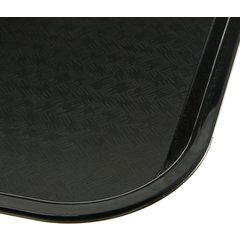 CT141803 Cafe® Fast Food Cafeteria Tray 14" x 18" - Black