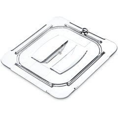 10310U07 StorPlus™ Polycarbonate Handled Universal Lid 1/6 Size - Clear