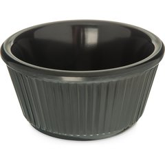 S29103 Melamine Fluted Bowl Ramekin 4 oz - Black