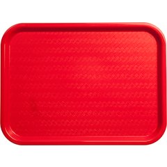 CT121605 Cafe® Fast Food Cafeteria Tray 12" x 16" - Red