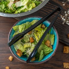 460903 Carly® Salad Tong 9.03" - Black