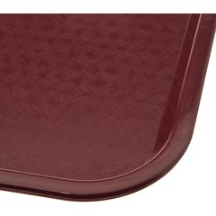 CT121661 Cafe® Fast Food Cafeteria Tray 12" x 16" - Burgundy