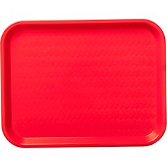 CT101405 Cafe® Fast Food Cafeteria Tray 10" x 14" - Red
