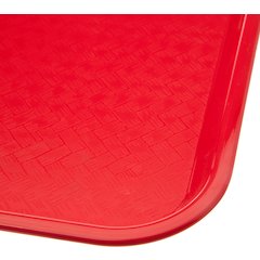 CT101405 Cafe® Fast Food Cafeteria Tray 10" x 14" - Red