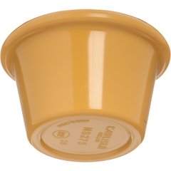 S27522 Melamine Smooth Ramekin 1.5 oz - Honey Yellow
