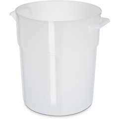 035002 Polyethylene Bain Marie Food Storage Container 3.5 qt - White