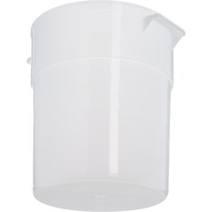 035002 Polyethylene Bain Marie Food Storage Container 3.5 qt - White
