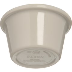 S27542 Melamine Smooth Ramekin 1.5 oz - Bone