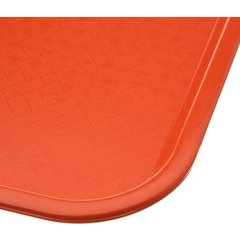 CT121624 Cafe® Fast Food Cafeteria Tray 12" x 16" - Orange