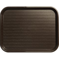 CT141869 Cafe® Fast Food Cafeteria Tray 14" x 18" - Chocolate