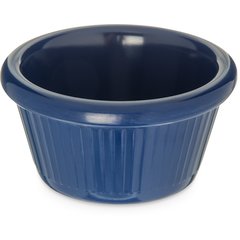 S29260 Melamine Fluted Ramekin 2 oz - Cobalt Blue