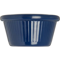 S29260 Melamine Fluted Ramekin 2 oz - Cobalt Blue