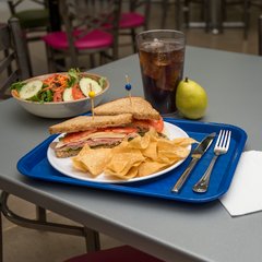 CT101414 Cafe® Fast Food Cafeteria Tray 10" x 14" - Blue