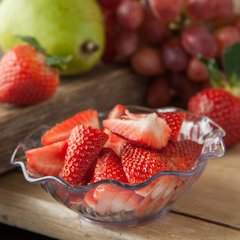 453107 Tulip Berry Dish 5 oz, 4-5/8" - Clear