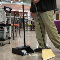 36141003 Duo-Pan™ Upright Dust Pan 30" - Black