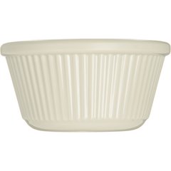 S29342 Melamine Fluted Ramekin 3 oz - Bone