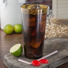 5224-8113 Stackable™ SAN Tumbler 24 oz - Cash & Carry (6/pk) - Amber