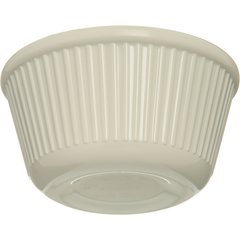 S287-842 Melamine Fluted Ramekin 4 oz - Cash & Carry (12/st) - Bone