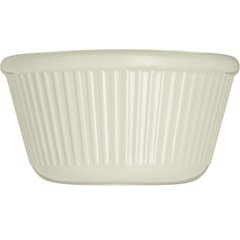 S29142 Melamine Fluted Bowl Ramekin 4 oz - Bone
