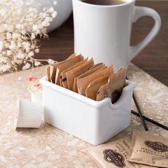 455002 Sugar Caddy (holds 20 pkts)  - White