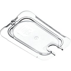 10337U07 StorPlus™ Polycarbonate Notched Universal Lid 1/9 Size - Clear
